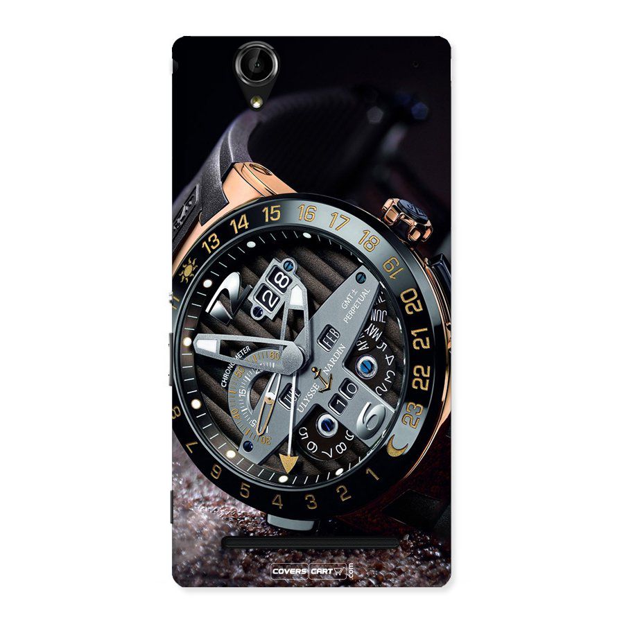 Designer Stylish Watch Back Case for Sony Xperia T2