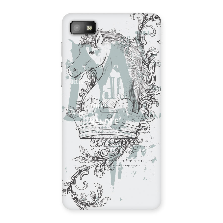 Designous Vintage Back Case for Blackberry Z10