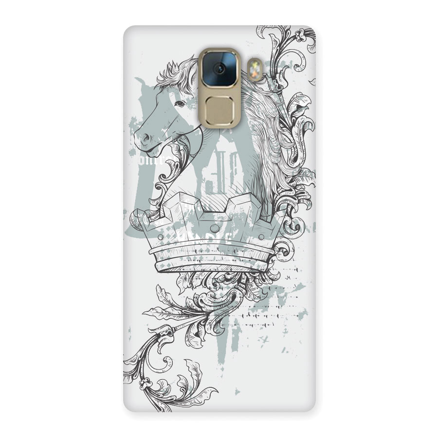 Designous Vintage Back Case for Honor 7