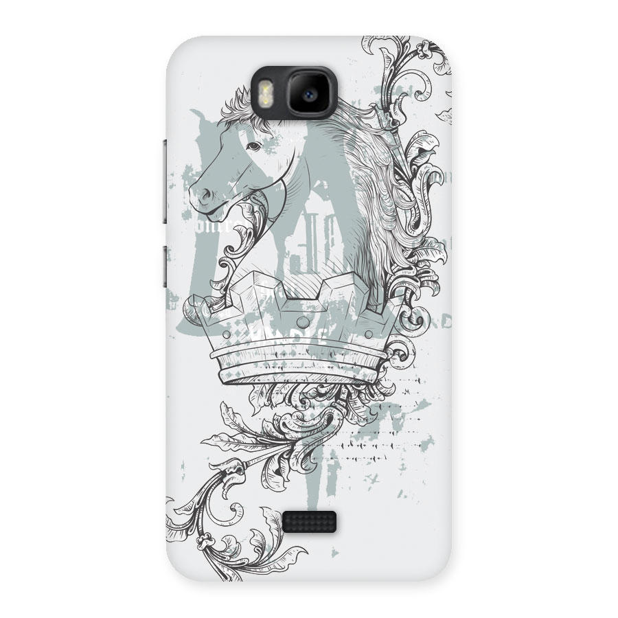 Designous Vintage Back Case for Honor Bee