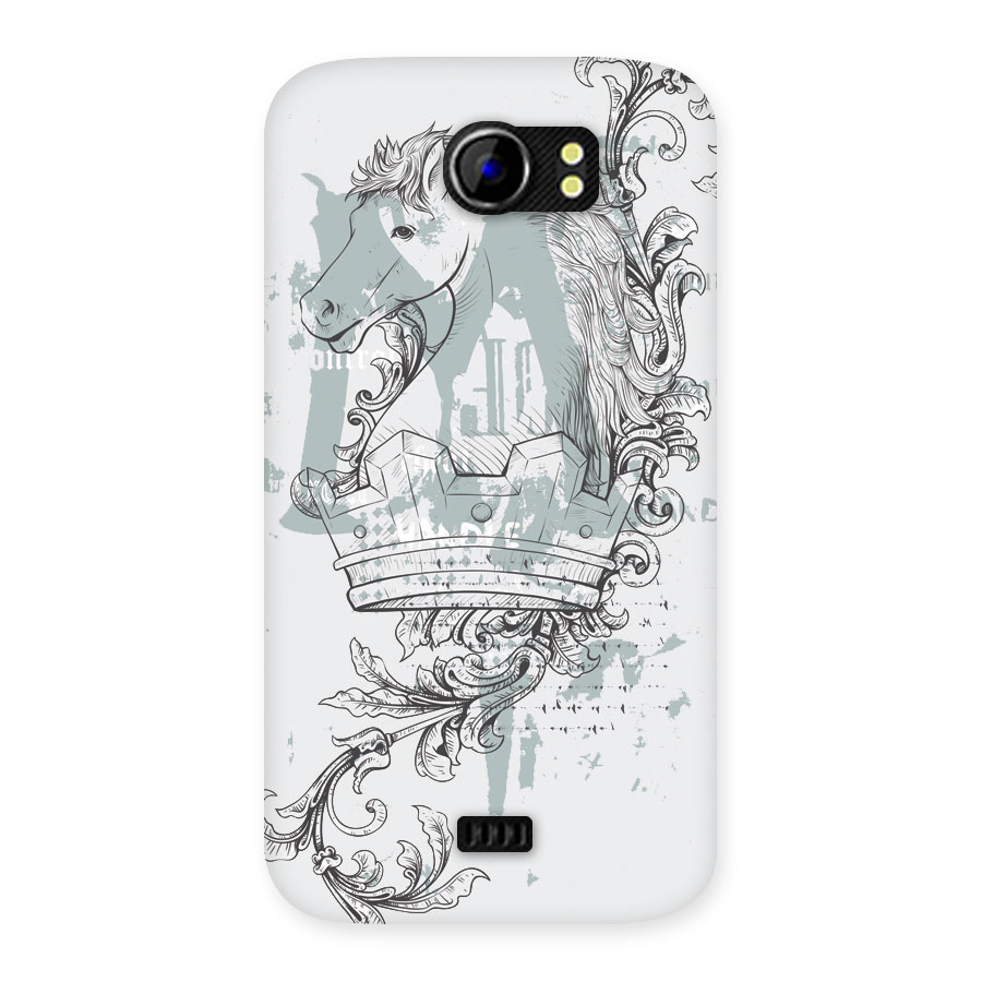 Designous Vintage Back Case for Micromax Canvas 2 A110