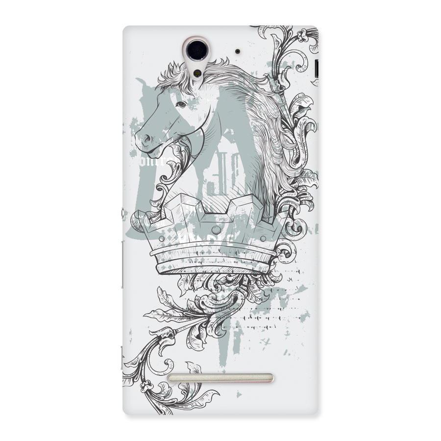 Designous Vintage Back Case for Sony Xperia C3