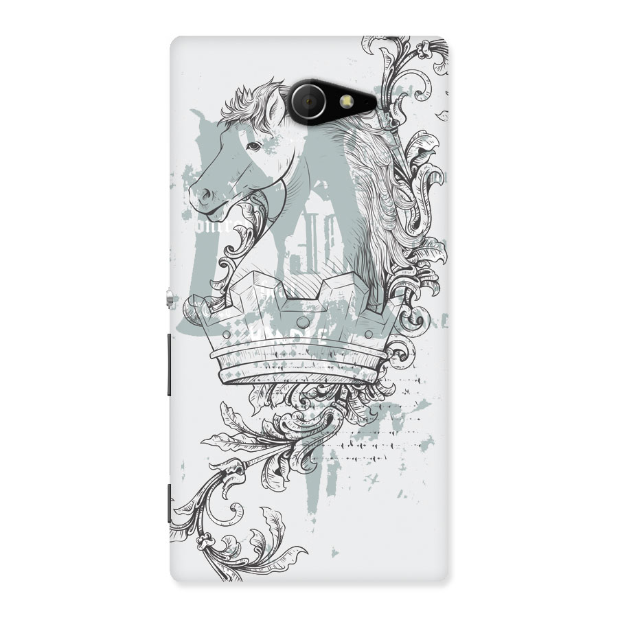 Designous Vintage Back Case for Sony Xperia M2
