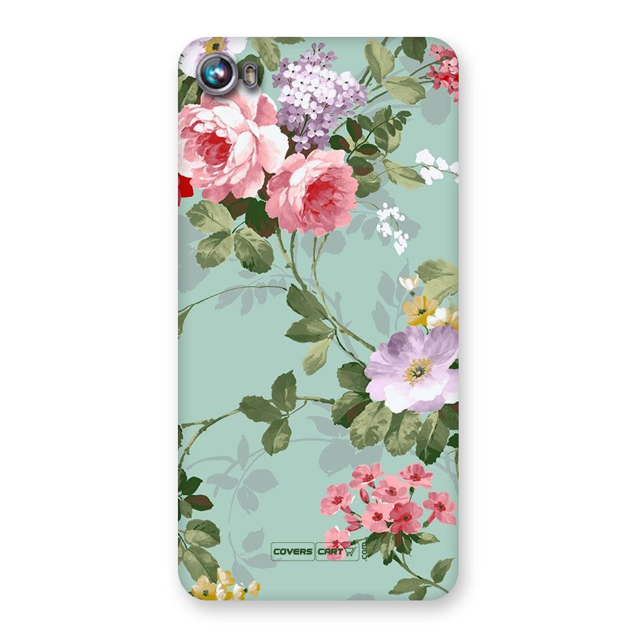 Desinger Floral Back Case for Canvas Fire 4