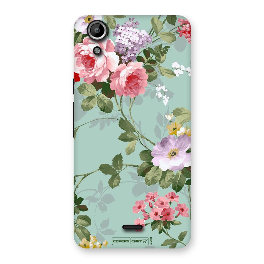 Desinger Floral Back Case for Canvas Selfie Lens
