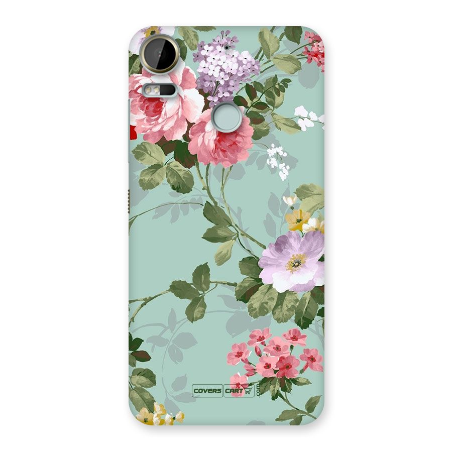Desinger Floral Back Case for Desire 10 Pro