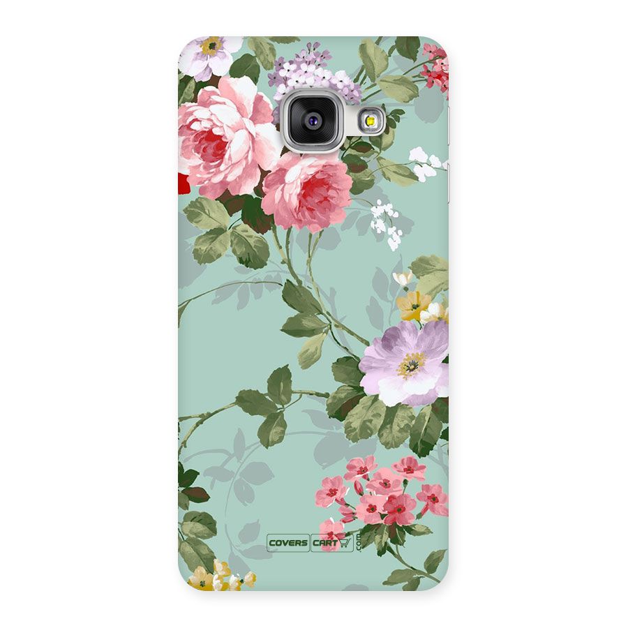 Desinger Floral Back Case for Galaxy A3 2016