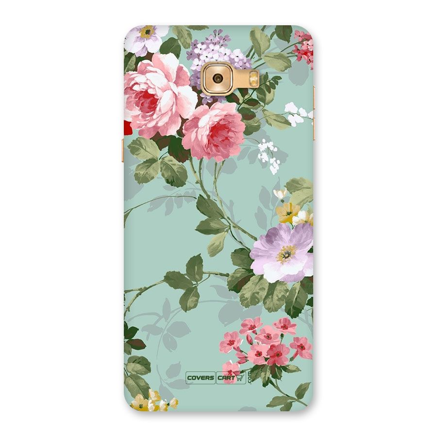 Desinger Floral Back Case for Galaxy C9 Pro