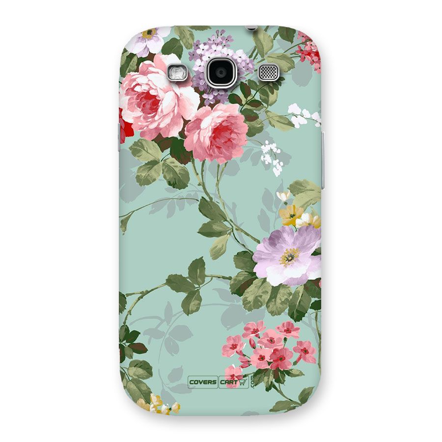 Desinger Floral Back Case for Galaxy S3