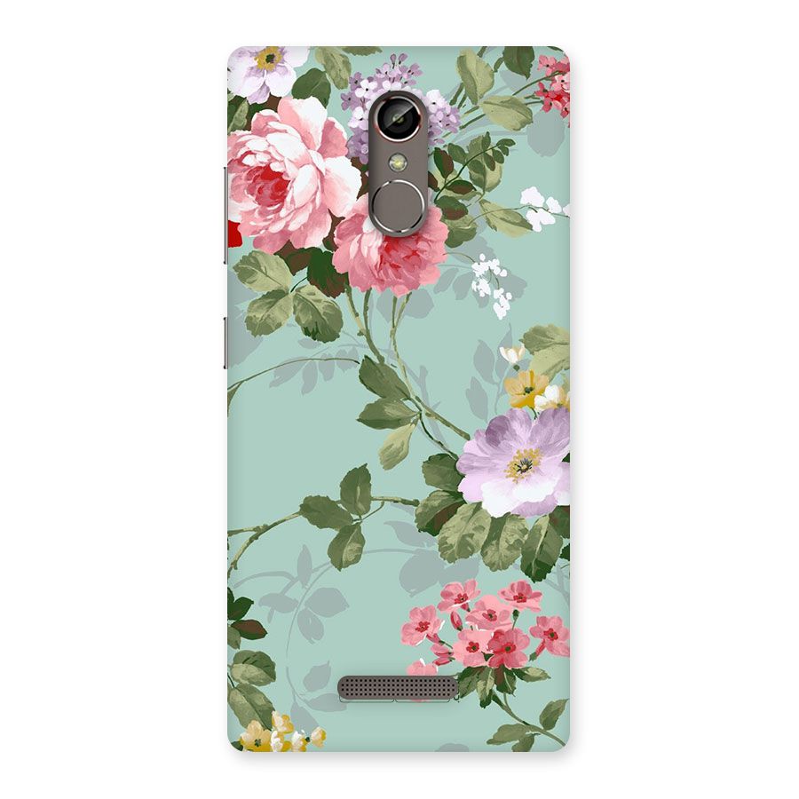 Desinger Floral Back Case for Gionee S6s