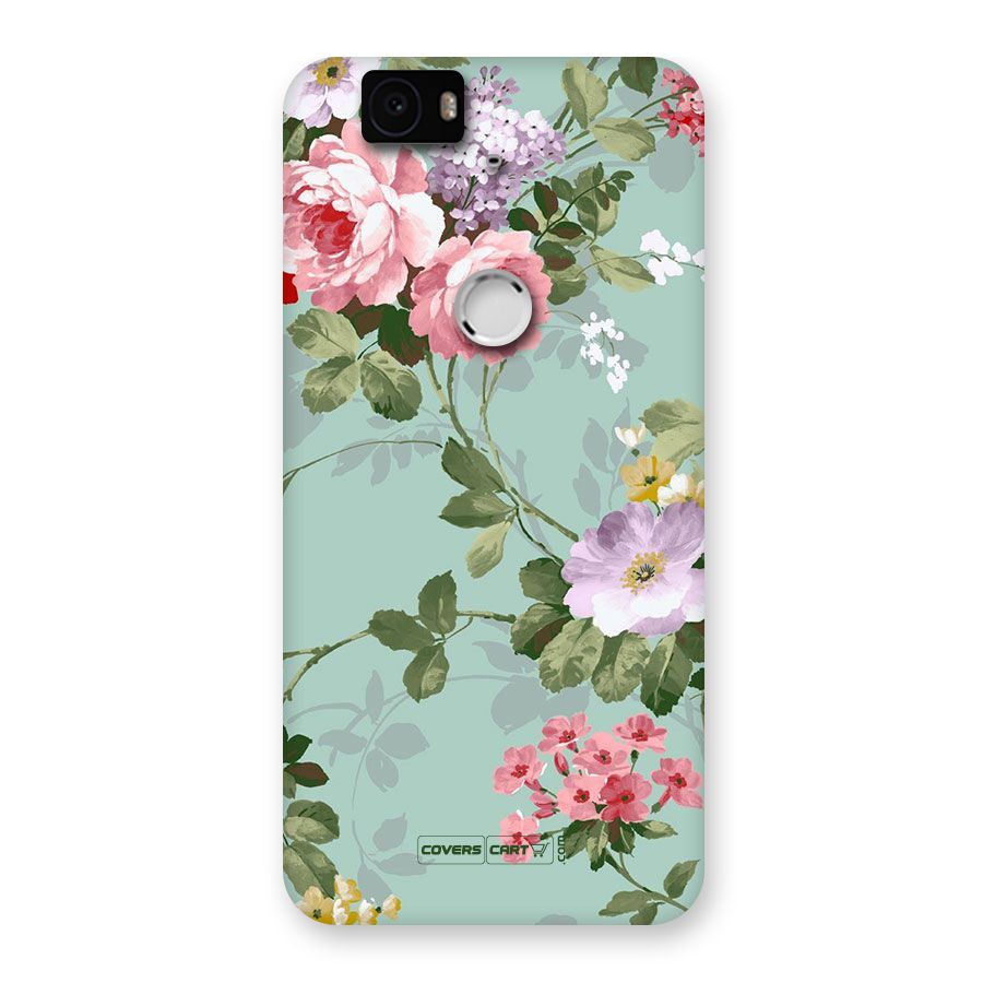 Desinger Floral Back Case for Google Nexus 6P