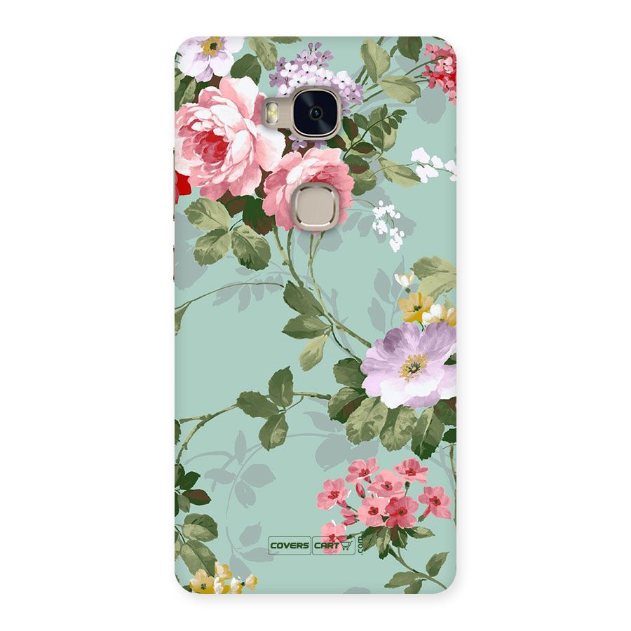 Desinger Floral Back Case for Huawei Honor 5X
