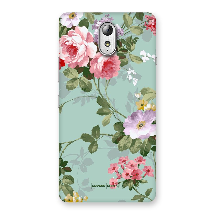 Desinger Floral Back Case for Lenovo Vibe P1M