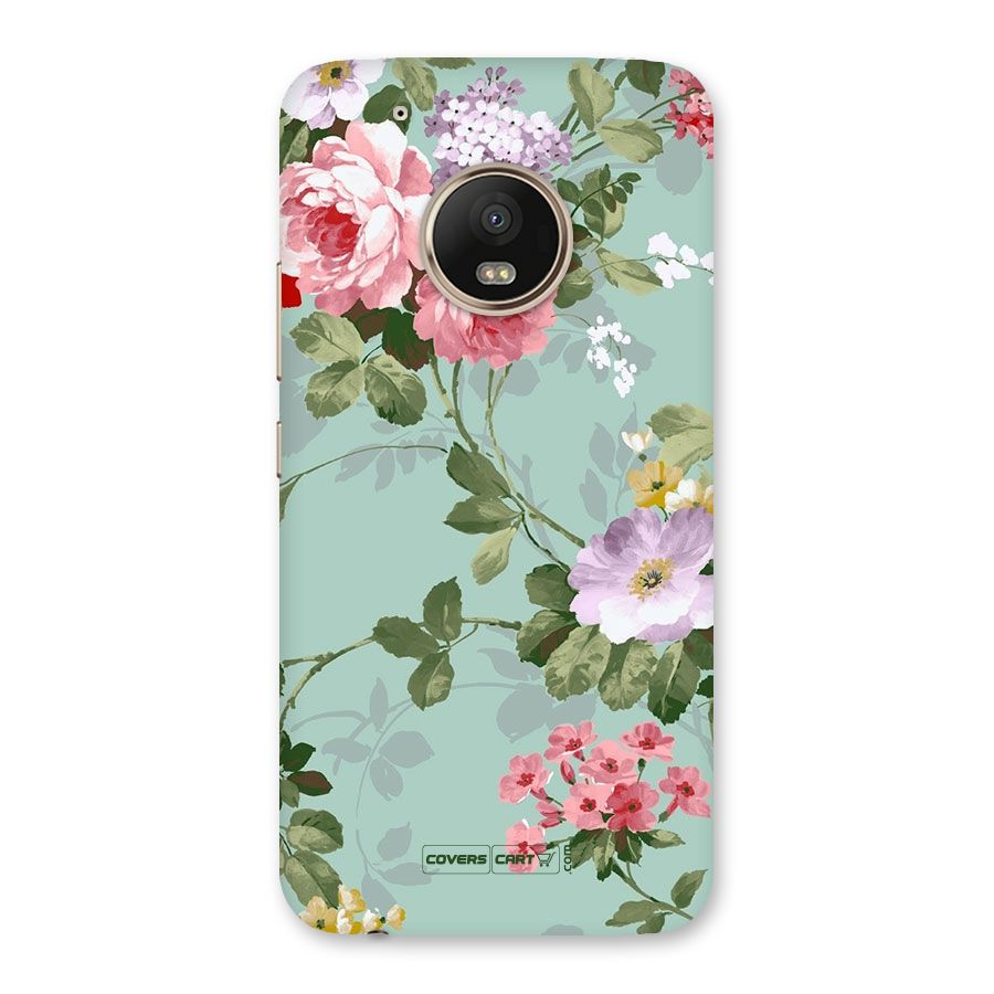 Desinger Floral Back Case for Moto G5 Plus