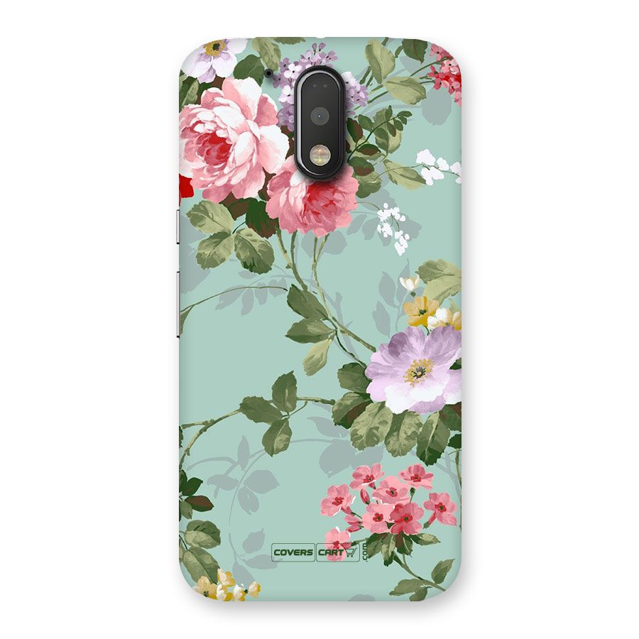 Desinger Floral Back Case for Motorola Moto G4