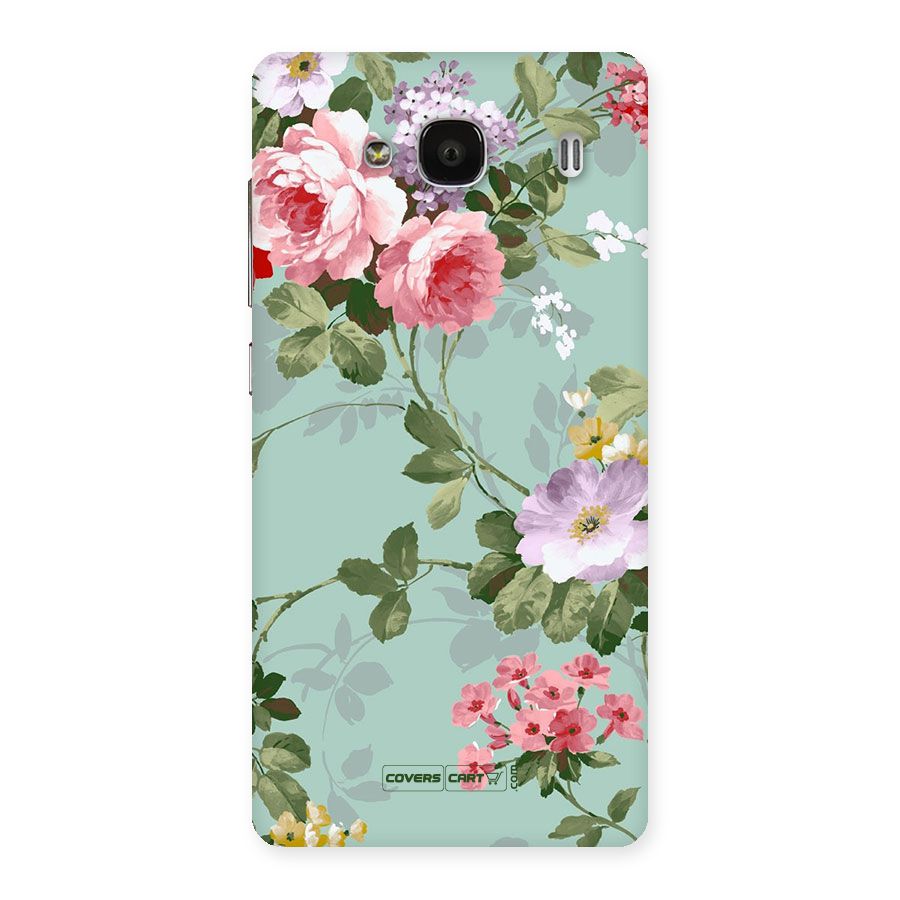 Desinger Floral Back Case for Redmi 2s