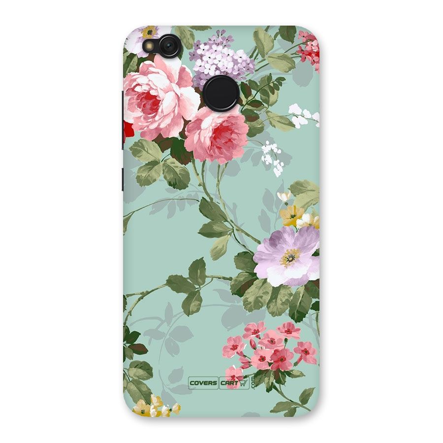 Desinger Floral Back Case for Redmi 4