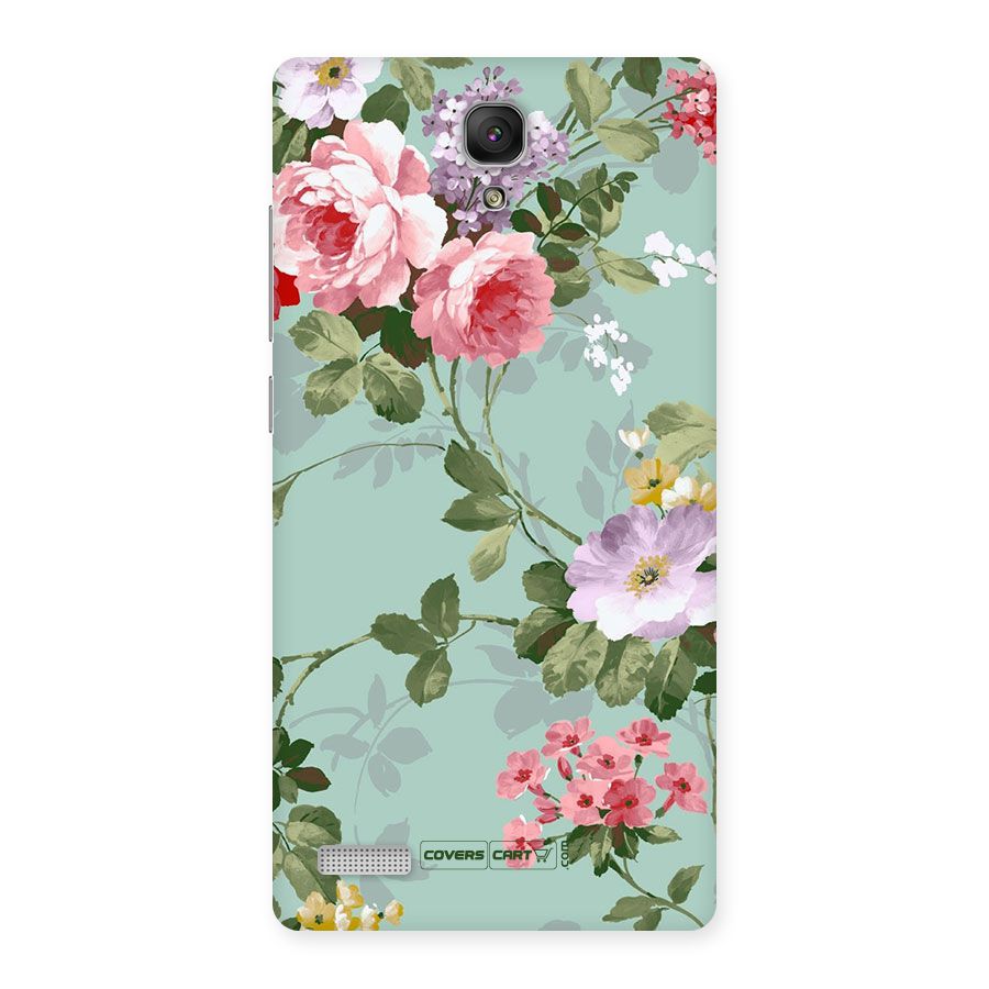 Desinger Floral Back Case for Redmi Note Prime