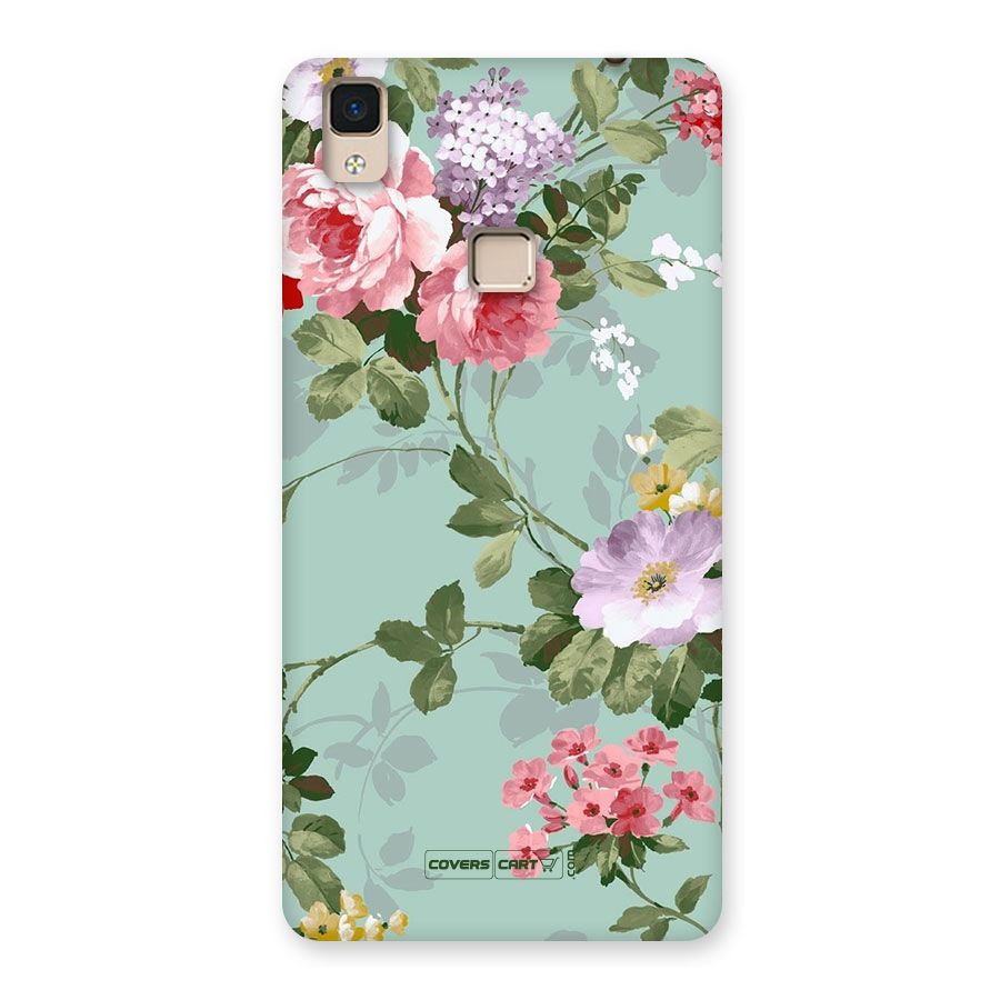 Desinger Floral Back Case for V3 Max