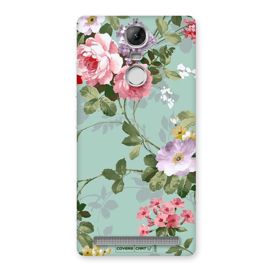 Desinger Floral Back Case for Vibe K5 Note