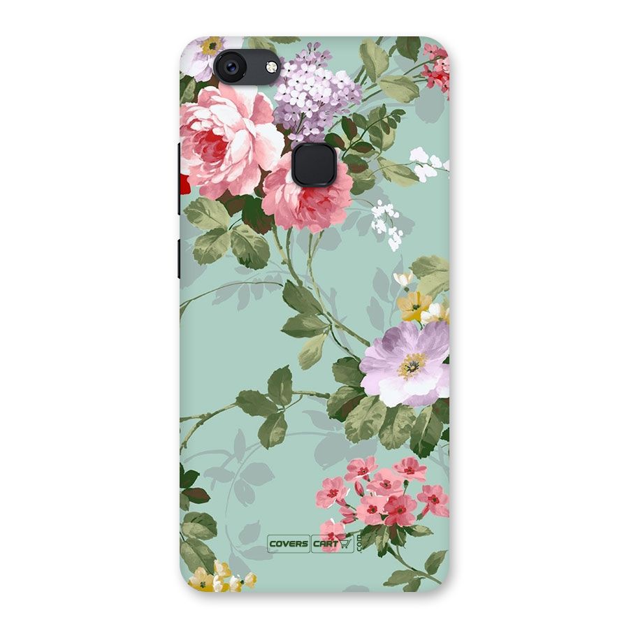 Desinger Floral Back Case for Vivo V7 Plus