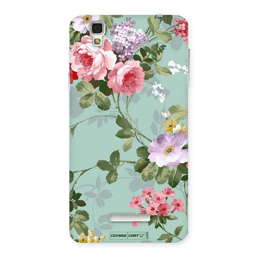 Desinger Floral Back Case for YU Yureka Plus