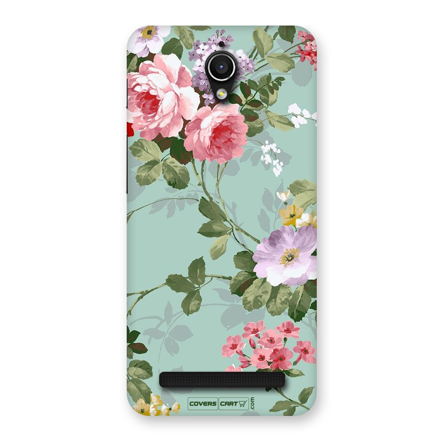 Desinger Floral Back Case for Zenfone Go