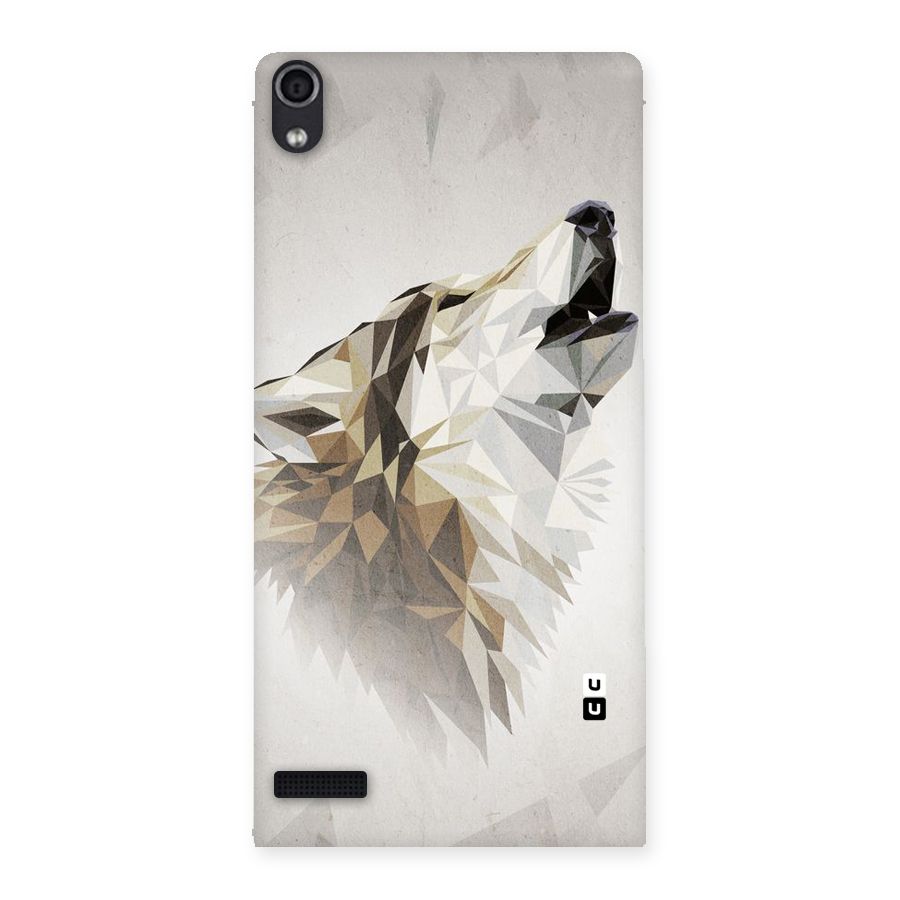 Diamond Wolf Back Case for Ascend P6