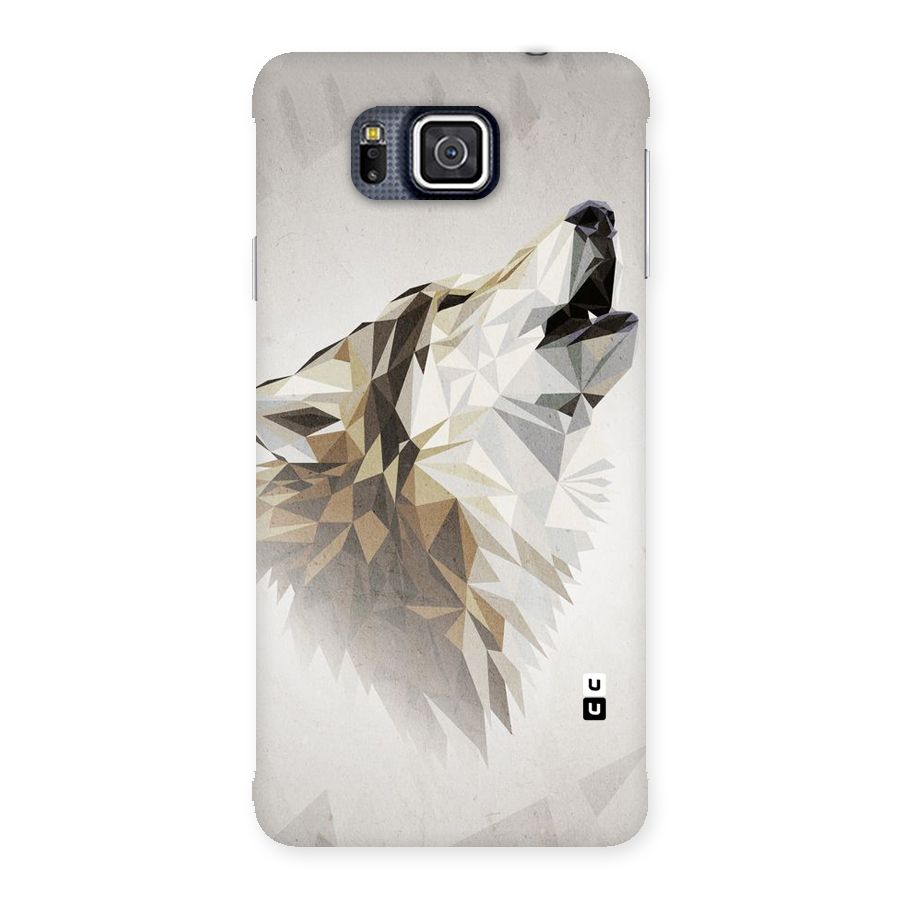 Diamond Wolf Back Case for Galaxy Alpha