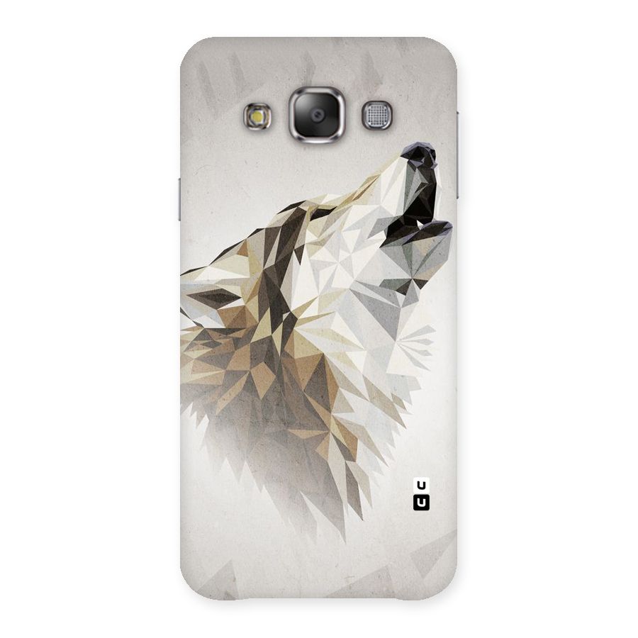 Diamond Wolf Back Case for Galaxy E7