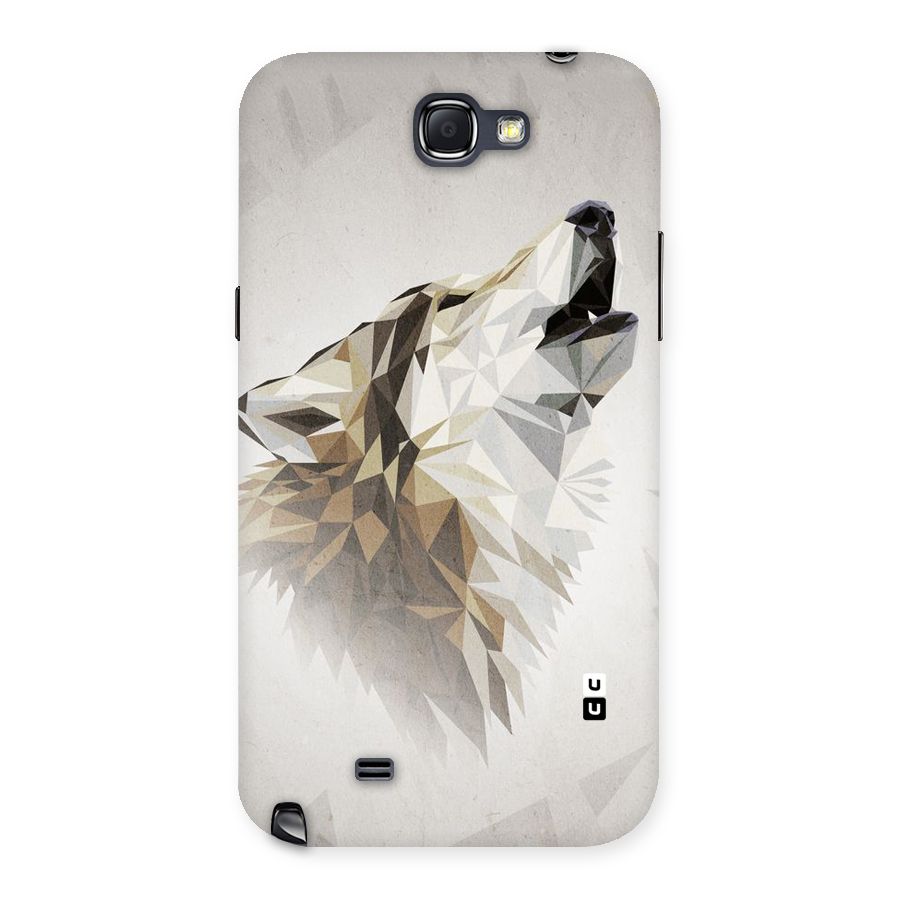 Diamond Wolf Back Case for Galaxy Note 2