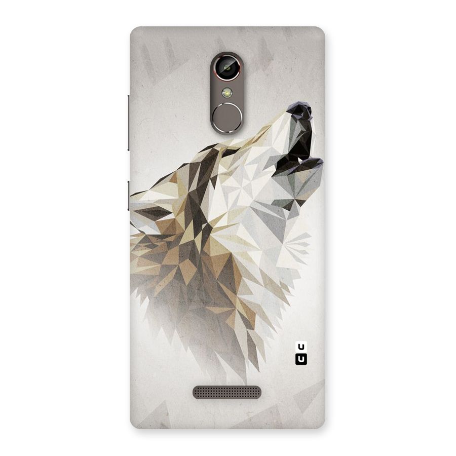 Diamond Wolf Back Case for Gionee S6s