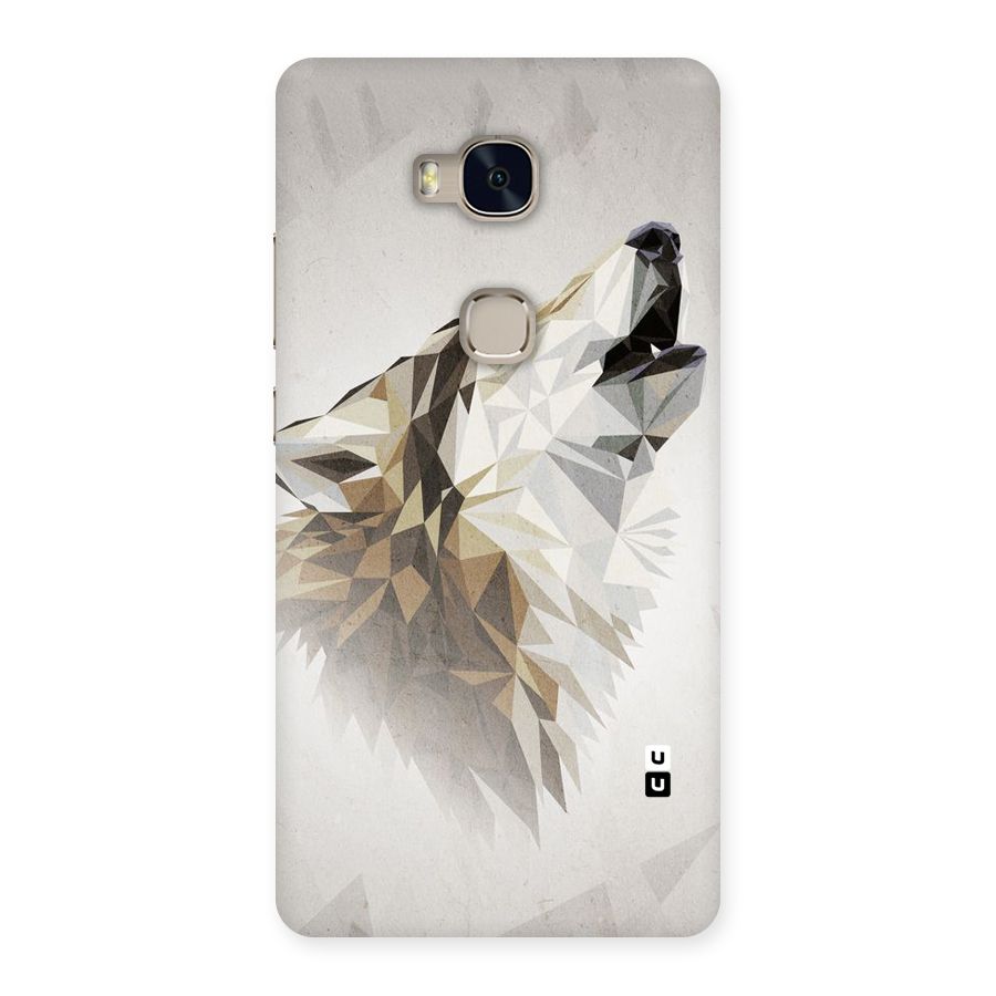 Diamond Wolf Back Case for Huawei Honor 5X