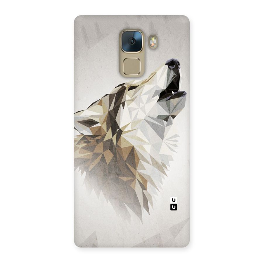 Diamond Wolf Back Case for Huawei Honor 7