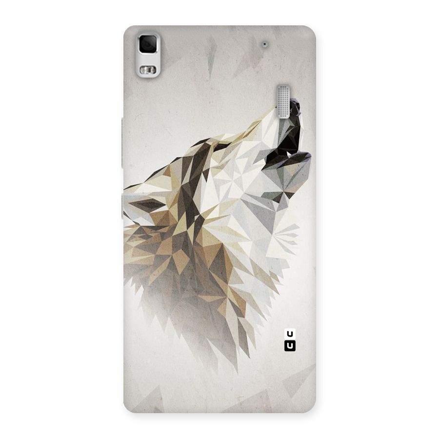 Diamond Wolf Back Case for Lenovo A7000