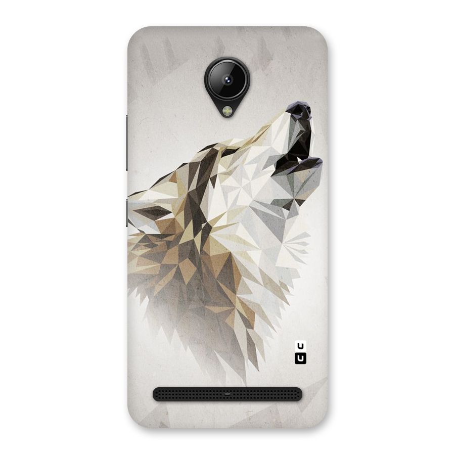 Diamond Wolf Back Case for Lenovo C2