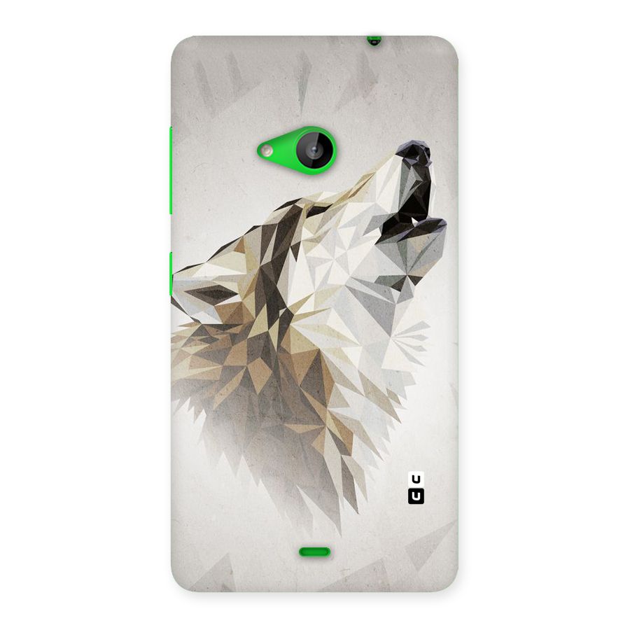 Diamond Wolf Back Case for Lumia 535