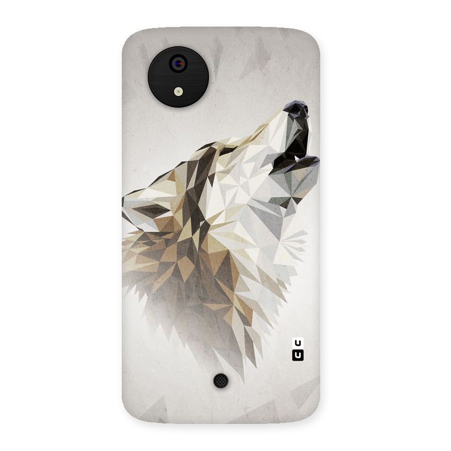 Diamond Wolf Back Case for Micromax Canvas A1