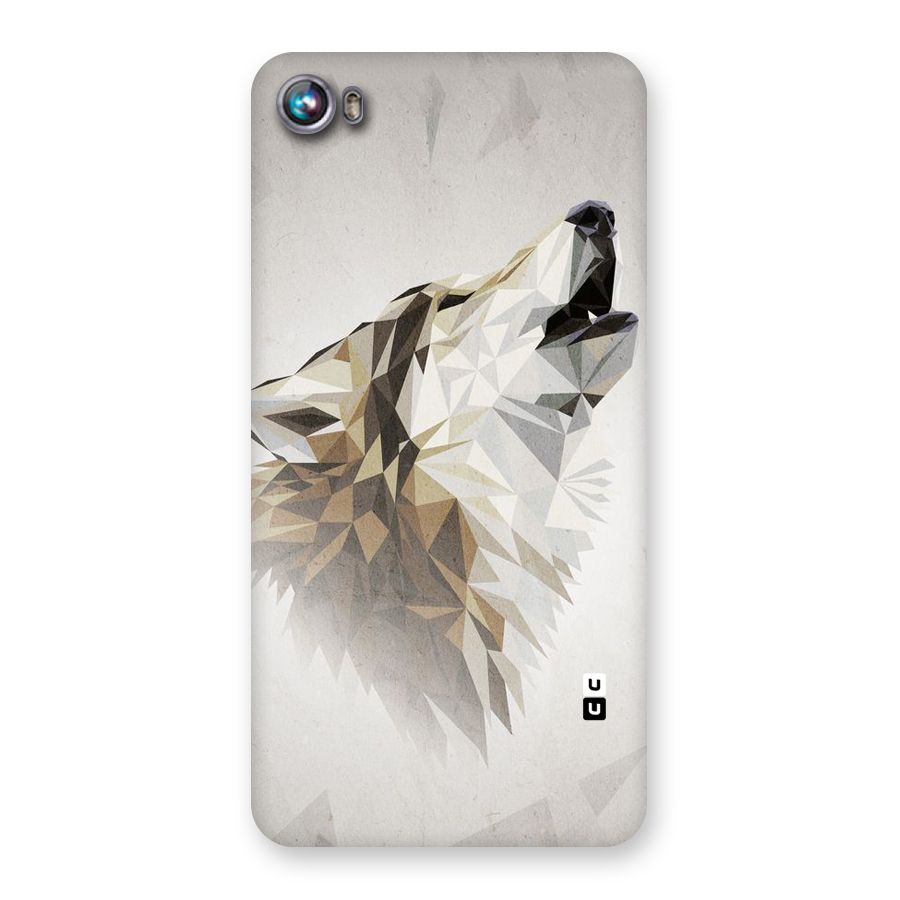 Diamond Wolf Back Case for Micromax Canvas Fire 4 A107