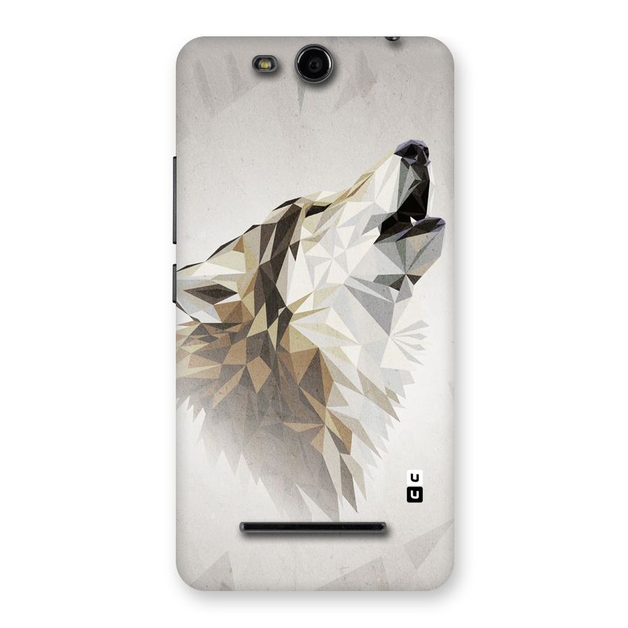 Diamond Wolf Back Case for Micromax Canvas Juice 3 Q392