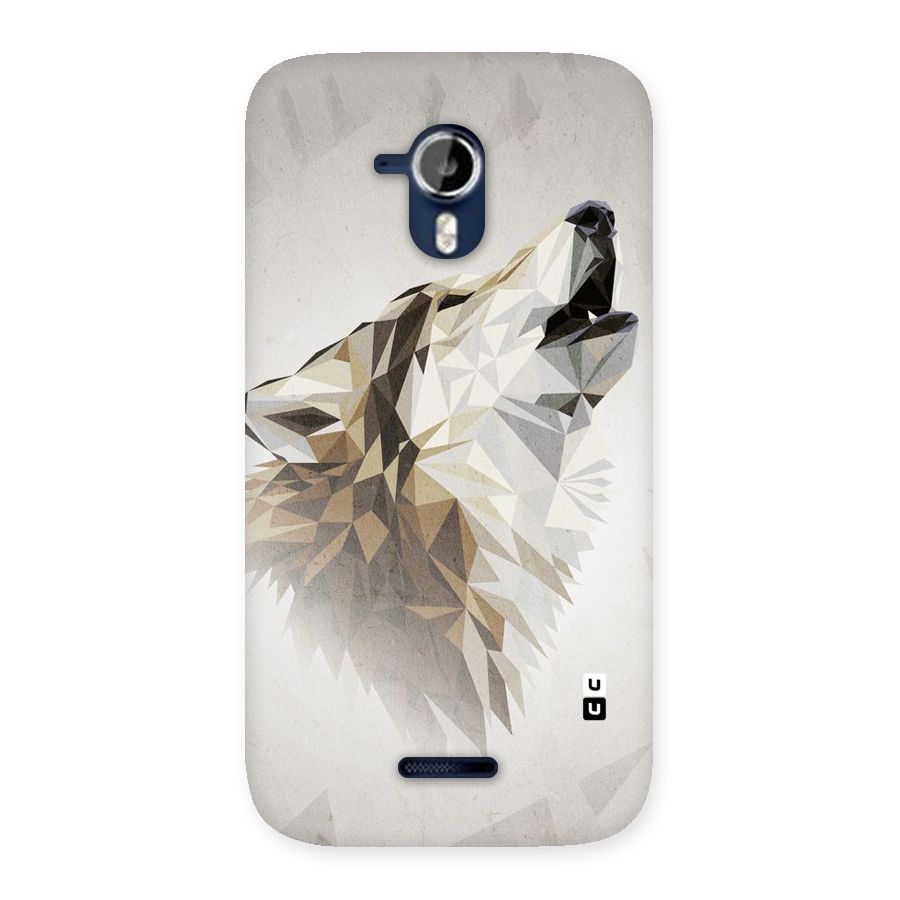 Diamond Wolf Back Case for Micromax Canvas Magnus A117
