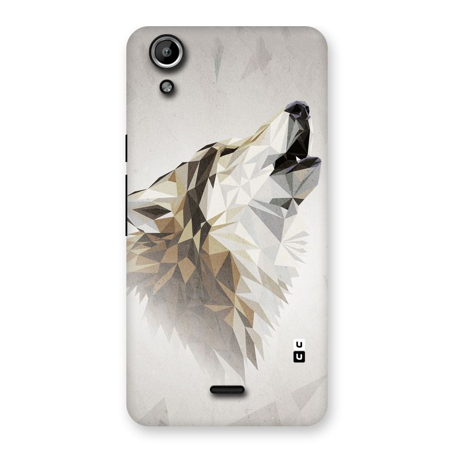 Diamond Wolf Back Case for Micromax Canvas Selfie Lens Q345