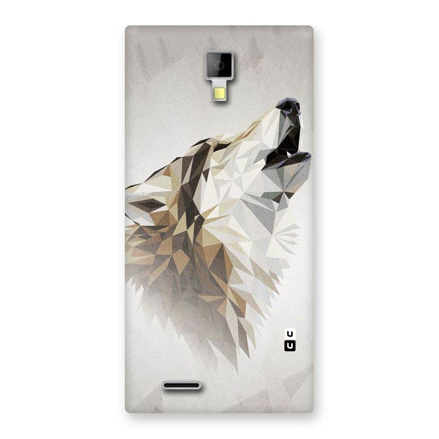 Diamond Wolf Back Case for Micromax Canvas Xpress A99
