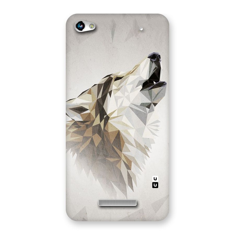 Diamond Wolf Back Case for Micromax Hue 2
