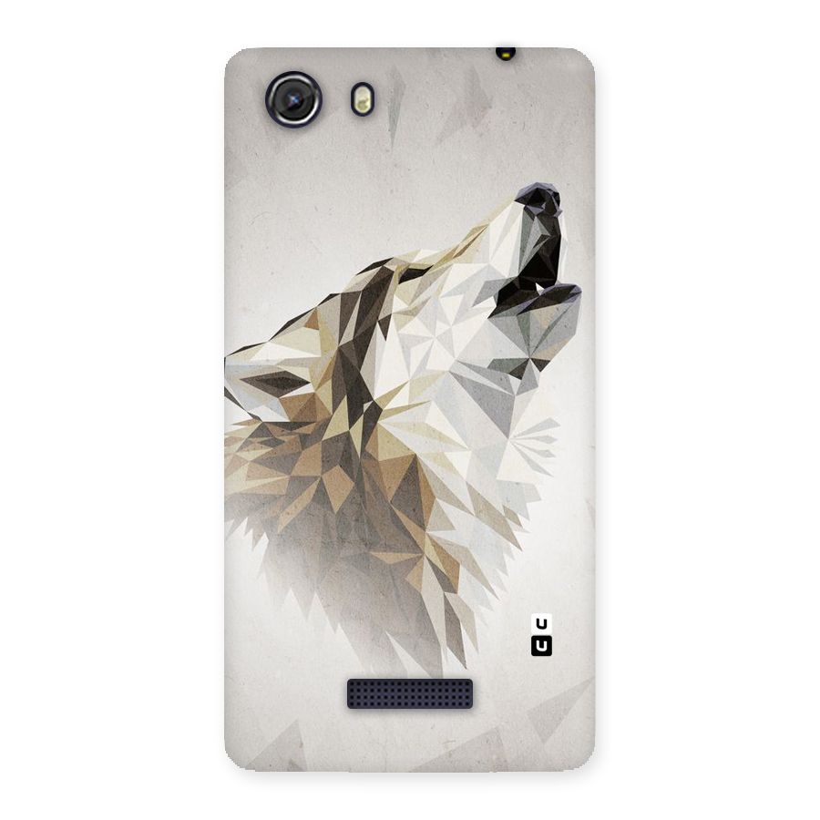 Diamond Wolf Back Case for Micromax Unite 3