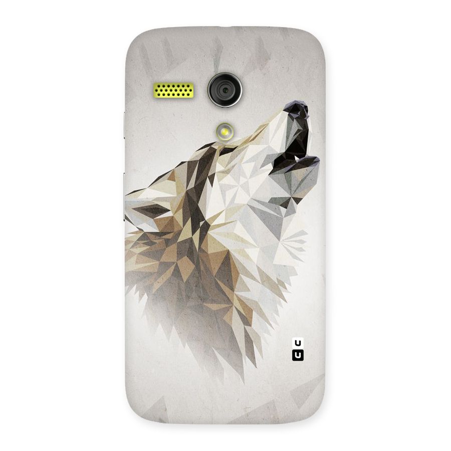 Diamond Wolf Back Case for Moto G