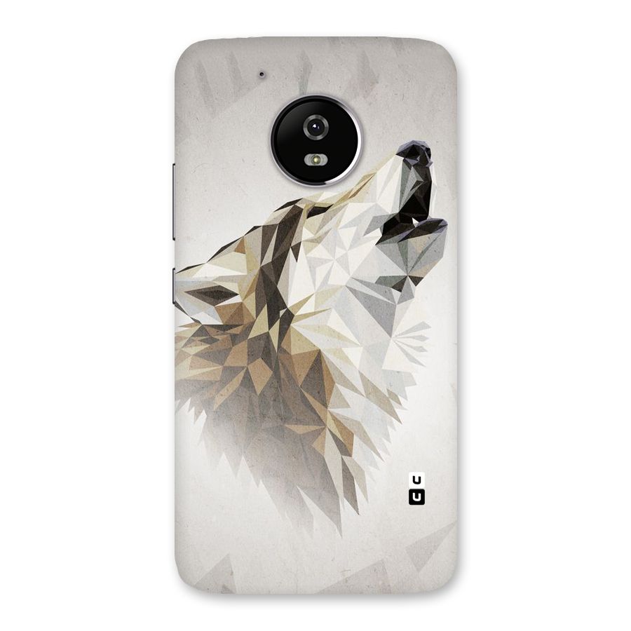 Diamond Wolf Back Case for Moto G5
