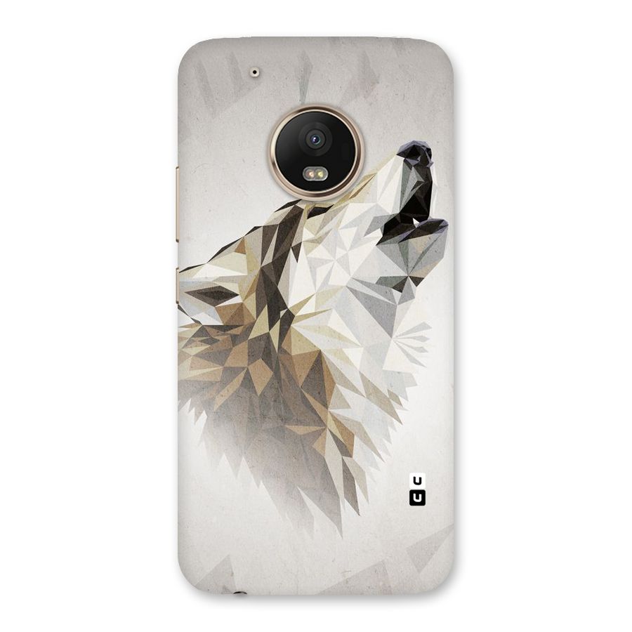 Diamond Wolf Back Case for Moto G5 Plus