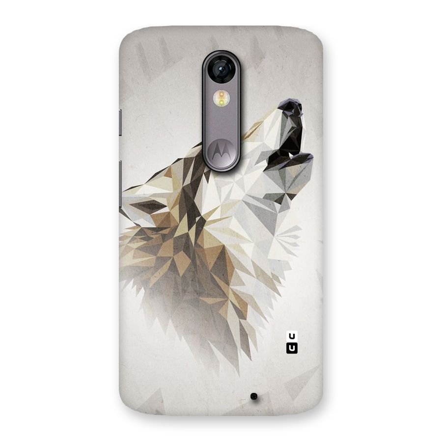 Diamond Wolf Back Case for Moto X Force