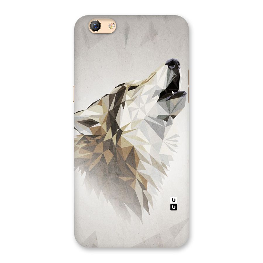 Diamond Wolf Back Case for Oppo F3 Plus